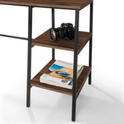 Julian Bowen Tribeca Desk - Black And Walnut Effect - thumbnail 6