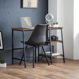 Julian Bowen Tribeca Desk - Black And Walnut Effect - thumbnail 2