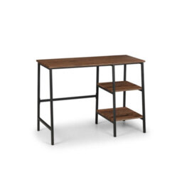 Julian Bowen Tribeca Desk - Black And Walnut Effect - thumbnail 3