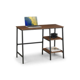 Julian Bowen Tribeca Desk - Black And Walnut Effect - thumbnail 4