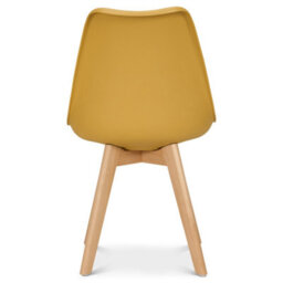 Bravich Rocco Tulip Dining Chair - Mustard - Set Of 4 - thumbnail 8