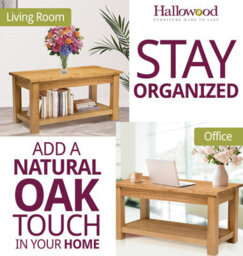 Hallowood Furniture Waverly Oak Coffee Table - thumbnail 6
