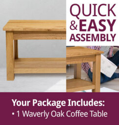 Hallowood Furniture Waverly Oak Coffee Table - thumbnail 7