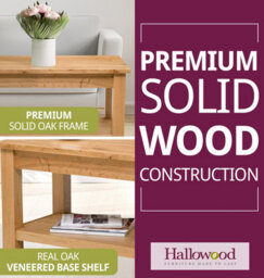 Hallowood Furniture Waverly Oak Coffee Table - thumbnail 4
