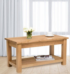 Hallowood Furniture Waverly Oak Coffee Table - thumbnail 8