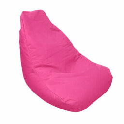 Yes-Online Outdoor Bean Bag Chair Pink Water Resistant Garden Lounger Seat - thumbnail 1