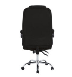 Hygrad Built to Survive Swivel Velvet Office Chair Ergonomic Leisure Chair Height Adjustable Desk Chair - Black - thumbnail 4