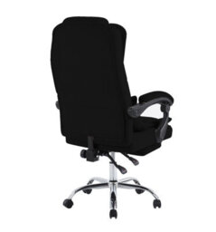 Hygrad Built to Survive Swivel Velvet Office Chair Ergonomic Leisure Chair Height Adjustable Desk Chair - Black - thumbnail 3