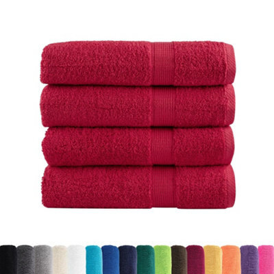 Berkfield Durable Premium Bath Towels Solund 4 Pcs 100X150 Cm 600 Gsm
