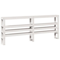 Berkfield Bed Frame With Headboard Without Mattress White 180X200 Cm Super King - thumbnail 6