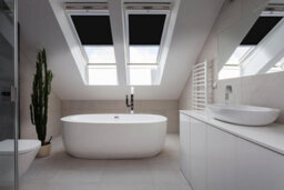 Classic Roof Blind  Window Code (C6A) Black For Dakea/dakstra Roof Windows, Blackout Blind - thumbnail 2