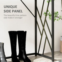 Wyld Haus Toli 120Cm Industrial Console Table - Grey Top, Black Metal Frame, L120 X D35 X H75Cm - thumbnail 7