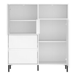Furniture To Go Avenale Sideboard 2 Door 2 Drawer In Alpine White High Gloss - thumbnail 3