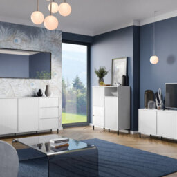 Furniture To Go Avenale Sideboard 2 Door 2 Drawer In Alpine White High Gloss - thumbnail 5