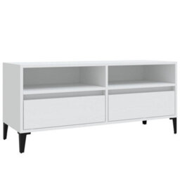 Vidaxl Tv Cabinet White 100X34.5X44.5 Cm Engineered Wood - thumbnail 2