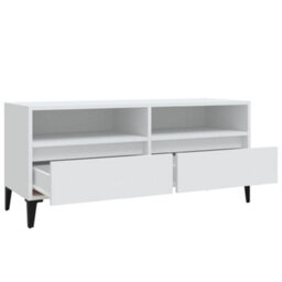 Vidaxl Tv Cabinet White 100X34.5X44.5 Cm Engineered Wood - thumbnail 8