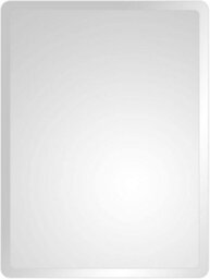 600X450mm Rectangular Frameless Bevelled Edge Bathroom Wall Mirror Portrait Or Landscape - thumbnail 6