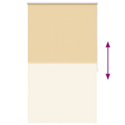 Berkfield Reflective Roller Blind Blackout 120 X 175 Cm Beige - thumbnail 9
