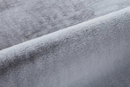 A.unique Home Luxurious Faux Fur Rabbit Rug - Silver, 60Cm X 110Cm - thumbnail 4