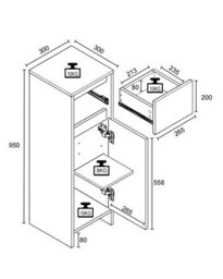 Vcm Bathroom Furniture Cabinetrank Bathroom Cabinet Malira - thumbnail 5