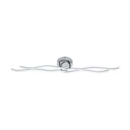 Stylish Wall And Ceiling Light With Chrome Finish And Led Bulb - thumbnail 1