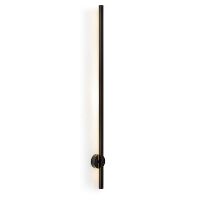 Luminosa Lighting Luminosa Asse 100Cm Integrated Led Wall Lamp Black Structure 3000K - image 1