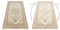 RugsX Wool Carpet Soho 477.01.la100 Osta - Ornament, Rosette Beige 135X200 Cm - thumbnail 3