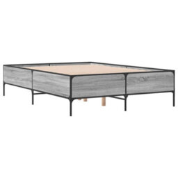Berkfield Bed Frame Without Mattress Grey Sonoma 120X190 Cm Small Double - thumbnail 3