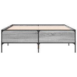 Berkfield Bed Frame Without Mattress Grey Sonoma 120X190 Cm Small Double - thumbnail 4