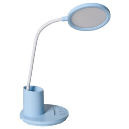 Beliani Blue Desk Lamp With Adjustable Arm, Stepless Dimmer And 3 Cct Modes - Compact Office Lighting - thumbnail 6