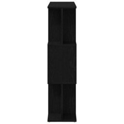 Berkfield Bookcase Black Oak 80X24X96 Cm Engineered Wood - thumbnail 6