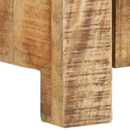 Berkfield Tv Cabinet 110X30X40 Cm Rough Mango Wood - thumbnail 6