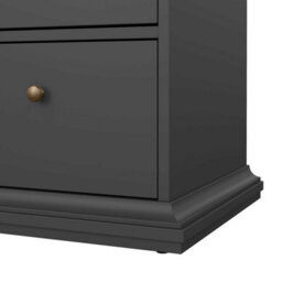 Wyld Haus Osaka Farmhouse Dark Grey Wide Wooden 8-Drawer Chest Of Drawers - thumbnail 9
