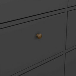 Wyld Haus Osaka Farmhouse Dark Grey Wide Wooden 8-Drawer Chest Of Drawers - thumbnail 8
