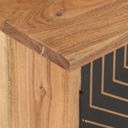 Berkfield Tv Cabinet 115X30X39 Cm Solid Acacia Wood - thumbnail 7