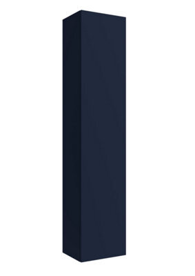 Cygnus bath Bequia Tall Bathroom Cabinet 30Cm Matt Blue - image 1