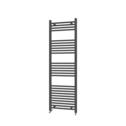 ARKO BATHROOM Arko Towel Radiator, Heated Towel Rails,wall Mounted Ladder Radiators 400X1600mm,  Black