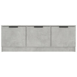 Berkfield Tv Cabinet Concrete Grey 102X35X36.5 Cm Engineered Wood - thumbnail 6