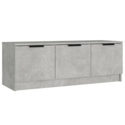 Berkfield Tv Cabinet Concrete Grey 102X35X36.5 Cm Engineered Wood - thumbnail 2