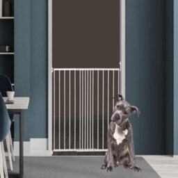 Bettacare Extra Tall Screw Fitted Pet Safety Gate, 62.5Cm - 106.8Cm, White, 103.5Cm In Height, Puppy And Dog Stair Gate - thumbnail 2