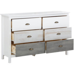 Dorel Salva Chest With 2X3 Drawers Mixed Colours 125X35X80Cm - thumbnail 3