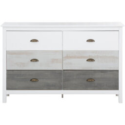 Dorel Salva Chest With 2X3 Drawers Mixed Colours 125X35X80Cm - thumbnail 2