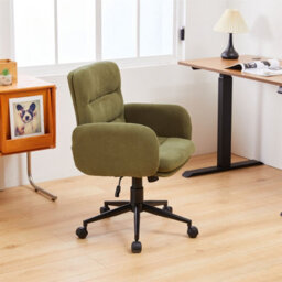 Padded Dining Chair With 180 Degree Auto Rotation, Chenille Fabric Upholstery, Metal Frame - Grey - thumbnail 6