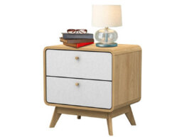 Dorel Cassie Nights. With 2 Drawers In  Oak White Honey - thumbnail 4