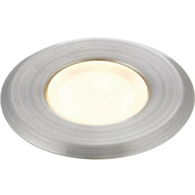 Ip67 Outdoor Led Ground Light 0.8W Warm White Steel Flush Decking Floor Lamp - image 1