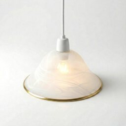 White Glass Pendant Light Shade 30Cm E27 Easy Fit Replacement Lamp Shade For Kitchen Dining And Bedroom Lighting - thumbnail 9