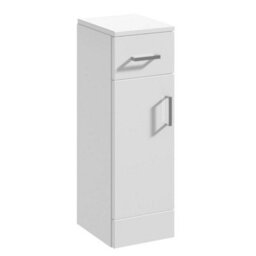 Dezine Velvare 250mm Gloss White Cupboard (330mm Deep) - thumbnail 1