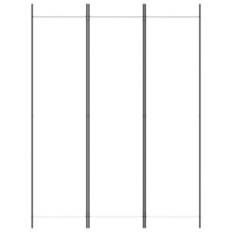 Berkfield Durable 3-Panel Room Divider White 150X200 Cm Fabric - thumbnail 3