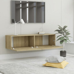 Walplus Tv Cabinet Sonoma Oak 120X30X30 Cm Engineered Wood - thumbnail 4