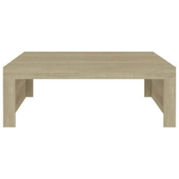 Berkfield Coffee Table Sonoma Oak 100X100X35 Cm Engineered Wood - thumbnail 5